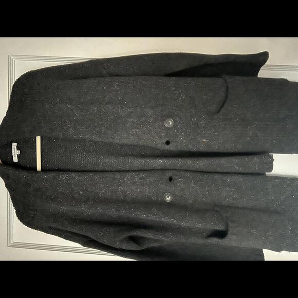 Madewell Greenhill Sweater Coat Ashland Slate NWOT size Small - Picture 7 of 8